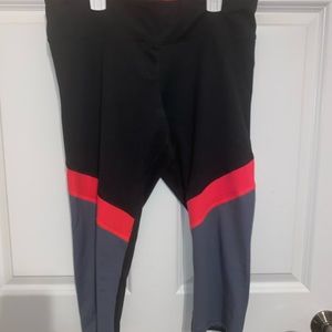 Champion brand pink/grey accent leggings